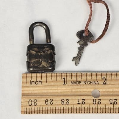 Old Vintage Mini Lock with Key Still Opens and Locks Made In Germany ? - Thumbnail 9