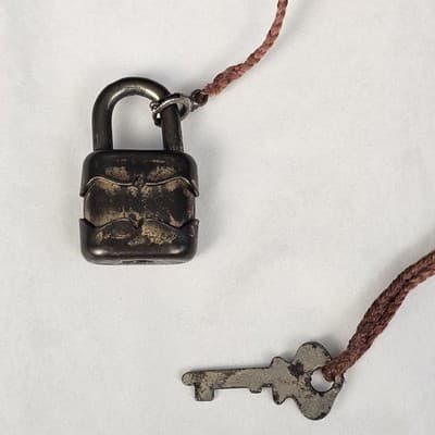 Old Vintage Mini Lock with Key Still Opens and Locks Made In Germany ? - Thumbnail 2
