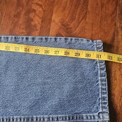 Wrangler Mens 38x32 Regular Straight Leg Jeans Blue Denim Cowboy 100% Cotton - Thumbnail 6