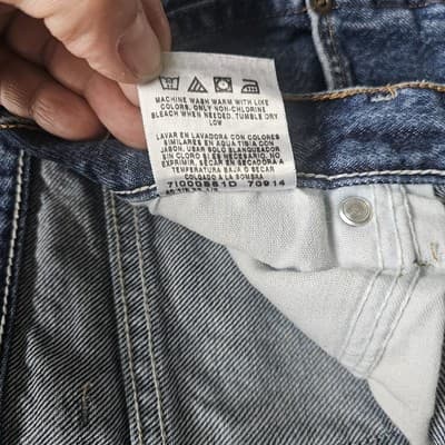 Wrangler Mens 38x32 Regular Straight Leg Jeans Blue Denim Cowboy 100% Cotton - Thumbnail 13