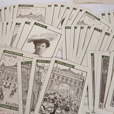 1904 - Stage: The Most Unique of All Games 66 Cards Pictures of Actors Actresses - Thumbnail 3