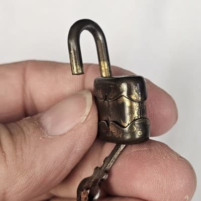 Old Vintage Mini Lock with Key Still Opens and Locks Made In Germany ? - Thumbnail 7