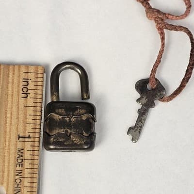 Old Vintage Mini Lock with Key Still Opens and Locks Made In Germany ? - Thumbnail 8