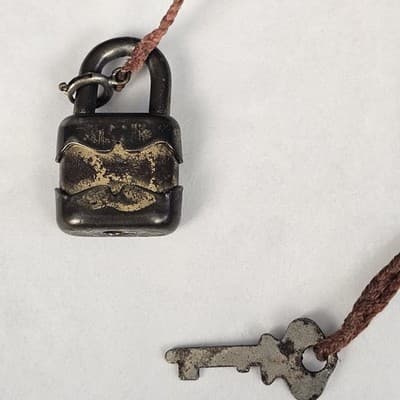 Old Vintage Mini Lock with Key Still Opens and Locks Made In Germany ? - Thumbnail 3