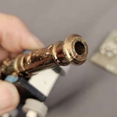Vintage Britains Shooting Metal and Plastic Cannon with Cannon Balls - Thumbnail 8