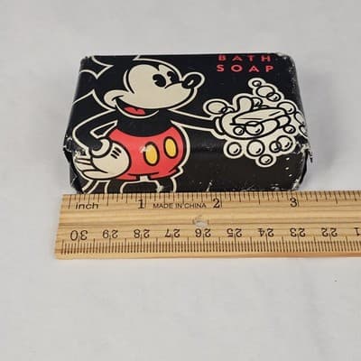 One ( 1 ) Bar of Mickey Mouse Bath Soap 1955 Club Disney Resorts - Thumbnail 7