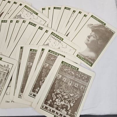 1904 - Stage: The Most Unique of All Games 66 Cards Pictures of Actors Actresses - Thumbnail 4