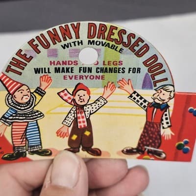 1940s Blown Plastic Marx and Moritz Doll The Funny Dressed Doll - Thumbnail 10