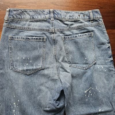 Cabi Jeans Womens 8 Blue Skinny Distressed Stretch Denim Medium Wash Style 5884 - Thumbnail 3