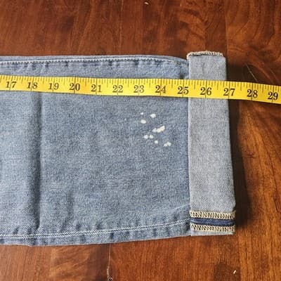 Cabi Jeans Womens 8 Blue Skinny Distressed Stretch Denim Medium Wash Style 5884 - Thumbnail 5