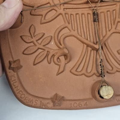 Vtg 50s Trivet Friley Fistick Early American Weather-vane Whale Rooster Native - Thumbnail 5