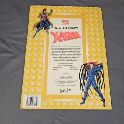 How To Draw X-MEN 1997 Walter Foster Marvel Comics Vintage Grid Sheets - Thumbnail 6