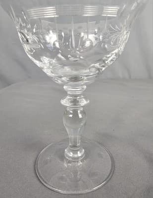 Hawk's Beverly Stemware Port, Nick & Nora, Coupe Blown Glass USA Set of 2 - Thumbnail 8