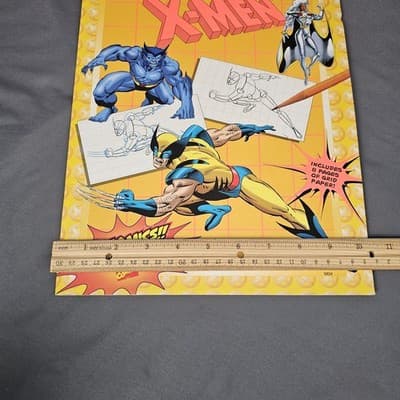 How To Draw X-MEN 1997 Walter Foster Marvel Comics Vintage Grid Sheets - Thumbnail 7