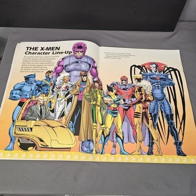 How To Draw X-MEN 1997 Walter Foster Marvel Comics Vintage Grid Sheets - Thumbnail 3