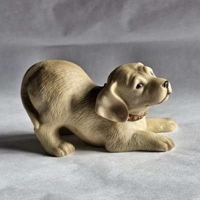 Vintage Homco Assorted Dog Puppy Figurines 8828 Lab Labador Golden Retriever - Thumbnail 2