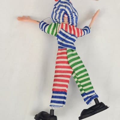 1940s Blown Plastic Marx and Moritz Doll The Funny Dressed Doll - Thumbnail 3