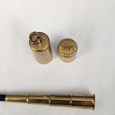 Vintage Scope Telescoping Cigarette Holder With Brass Case Mid Century - Thumbnail 3