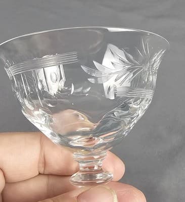 Hawk's Beverly Stemware Port, Nick & Nora, Coupe Blown Glass USA Set of 2 - Thumbnail 14