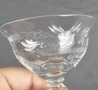 Hawk's Beverly Stemware Port, Nick & Nora, Coupe Blown Glass USA Set of 2 - Thumbnail 12