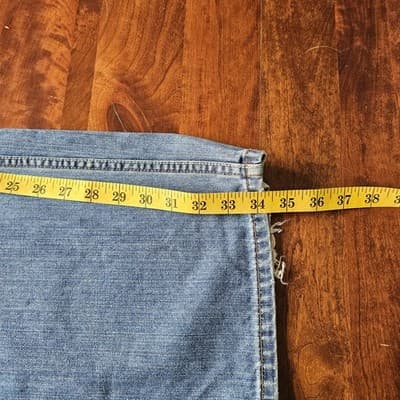 Levis Silvertab W40 L34 Med Wash Blue Jeans Loose Fit Baggy Skater - Thumbnail 8