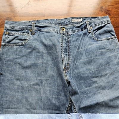 Levis Silvertab W40 L34 Med Wash Blue Jeans Loose Fit Baggy Skater - Thumbnail 2