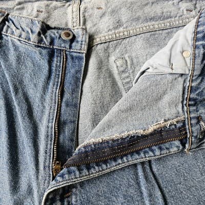 Levis Silvertab W40 L34 Light Wash Blue Jeans Loose Fit Baggy Skater - Thumbnail 13