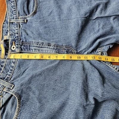 Levis Silvertab W40 L34 Med Wash Blue Jeans Loose Fit Baggy Skater - Thumbnail 9