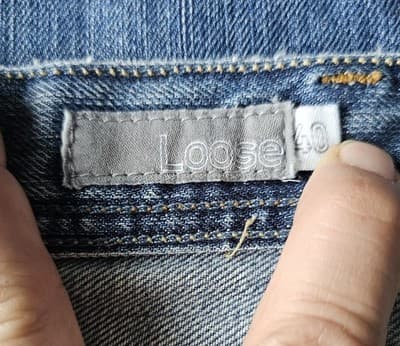 Levis Silvertab W40 L34 Med Wash Blue Jeans Loose Fit Baggy Skater - Thumbnail 14
