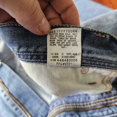 Levis Silvertab W40 L34 Med Wash Blue Jeans Loose Fit Baggy Skater - Thumbnail 16