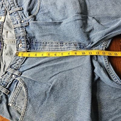 Levis Silvertab W40 L34 Light Wash Blue Jeans Loose Fit Baggy Skater - Thumbnail 10