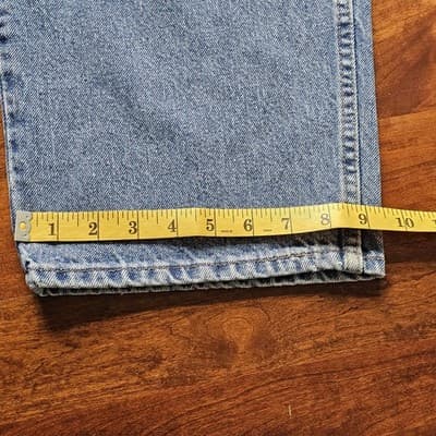 Levis Silvertab W40 L34 Light Wash Blue Jeans Loose Fit Baggy Skater - Thumbnail 9