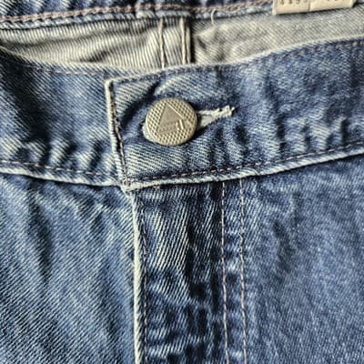 Levis Silvertab W40 L34 Med Wash Blue Jeans Loose Fit Baggy Skater - Thumbnail 13