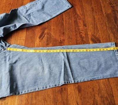 Levis Silvertab W40 L34 Med Wash Blue Jeans Loose Fit Baggy Skater - Thumbnail 8