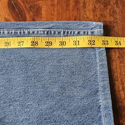 Levis Silvertab W40 L34 Med Wash Blue Jeans Loose Fit Baggy Skater - Thumbnail 7