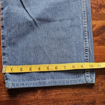 Levis Silvertab W40 L34 Med Wash Blue Jeans Loose Fit Baggy Skater - Thumbnail 8