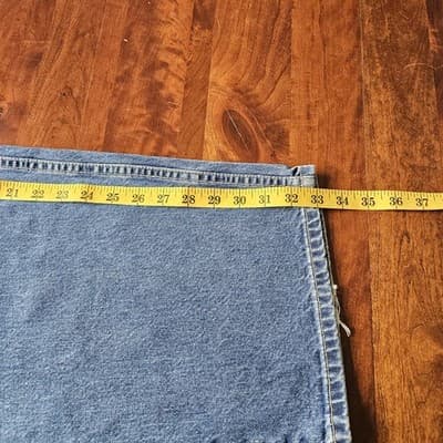 Levis Silvertab W40 L34 Med Wash Blue Jeans Loose Fit Baggy Skater - Thumbnail 7