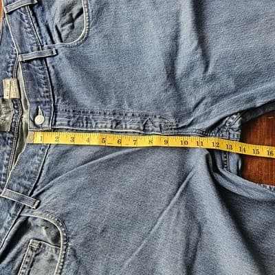Levis Silvertab W40 L34 Med Wash Blue Jeans Loose Fit Baggy Skater - Thumbnail 8