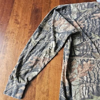 Camo M Michigan Long Sleeve Mens T Shirt 2XL Boggy Creek Camouflage Cotton - Thumbnail 9