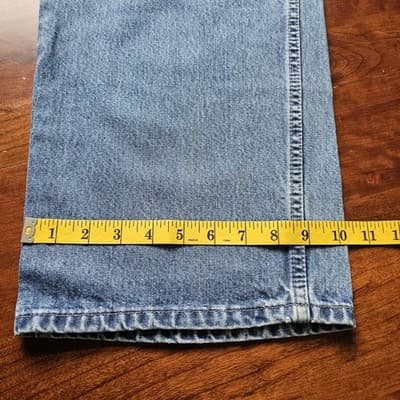 Levis Silvertab W40 L34 Med Wash Blue Jeans Loose Fit Baggy Skater - Thumbnail 10