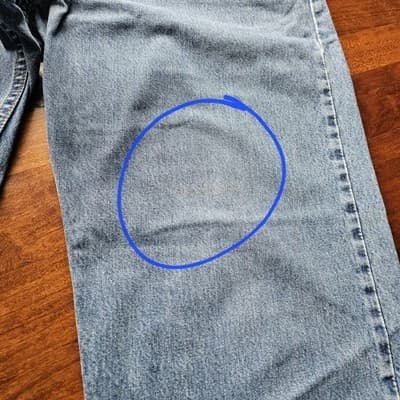 Levis Silvertab W40 L34 Med Wash Blue Jeans Loose Fit Baggy Skater - Thumbnail 12
