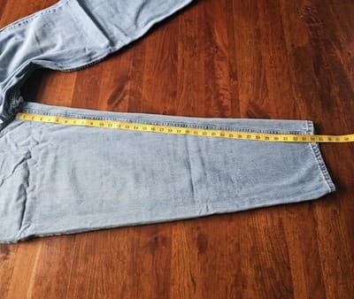 Levi's Silvertab Mens Medium Wash Blue Jeans W40 L34 Baggy - Thumbnail 7