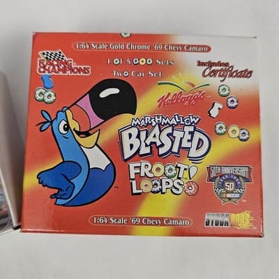 Terry Labonte #5 Kellogg’s Marshmallow Blasted Fruit Loops 1998 1:64 Diecast NIB - Thumbnail 2