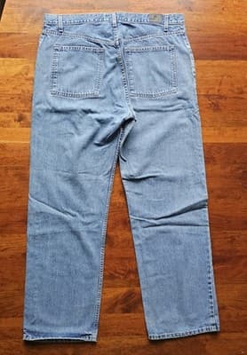 Levis Silvertab W40 L34 Med Wash Blue Jeans Loose Fit Baggy Skater - Thumbnail 4