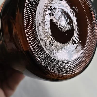 Vintage Mrs. Butterworth's Syrup Bottle Amber Glass 24 oz Plastic Cap Label 10" - Thumbnail 9