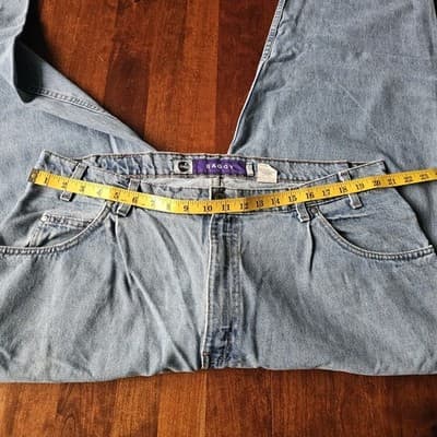 Levi's Silvertab Mens Medium Wash Blue Jeans W40 L34 Baggy - Thumbnail 11