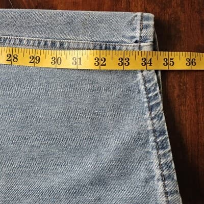 Levi's Silvertab Mens Medium Wash Blue Jeans W40 L34 Baggy - Thumbnail 8