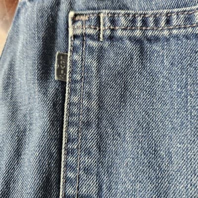 Levis Silvertab W40 L34 Med Wash Blue Jeans Loose Fit Baggy Skater - Thumbnail 15