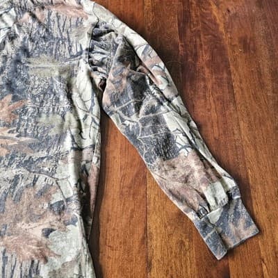 Camo M Michigan Long Sleeve Mens T Shirt 2XL Boggy Creek Camouflage Cotton - Thumbnail 8