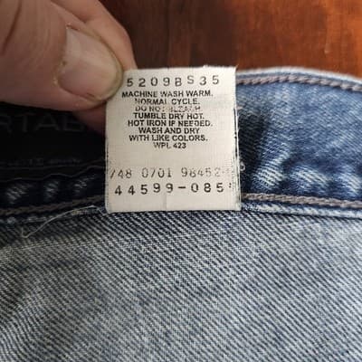 Levis Silvertab W40 L34 Med Wash Blue Jeans Loose Fit Baggy Skater - Thumbnail 12